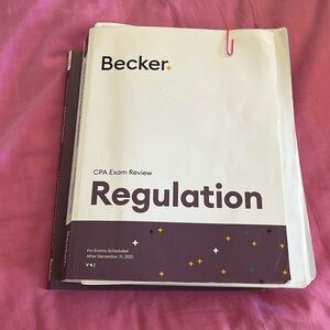 CPA Becker Reg book